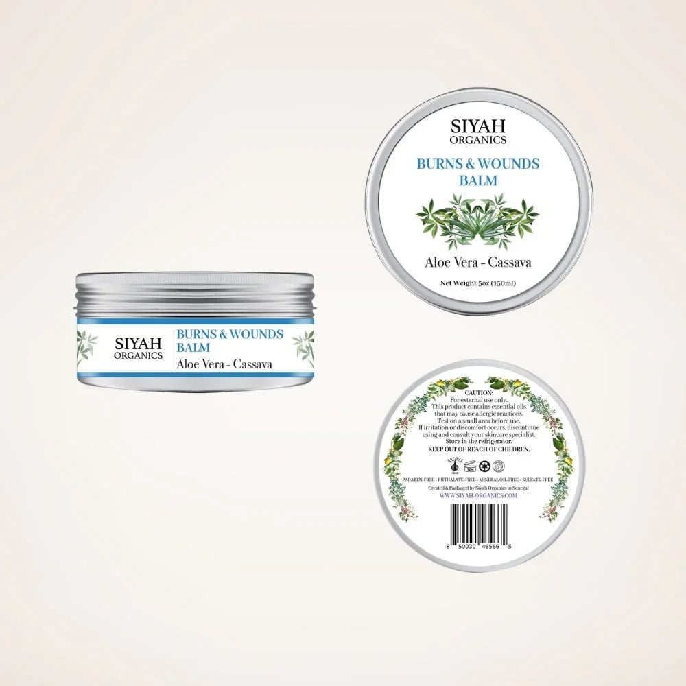 Burns & Wounds Balm | Aloe Vera - Cassava