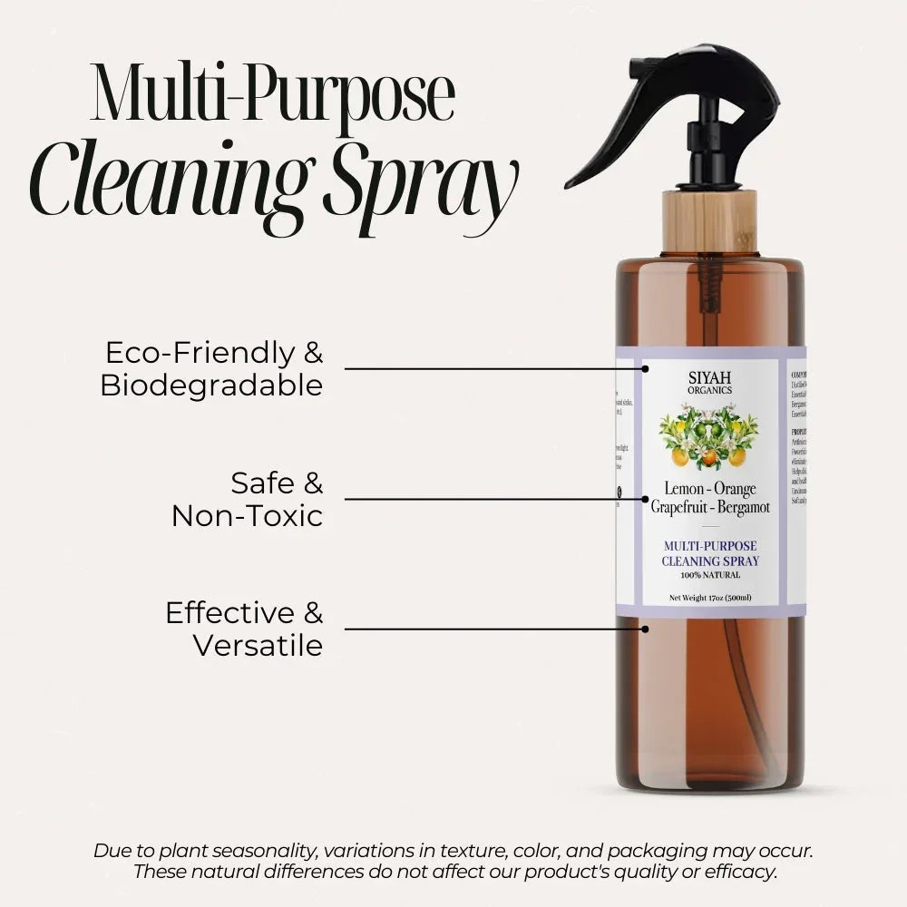 Multi-Purpose Cleaning Spray | Lemon - Orange - Grapefruit - Bergamot