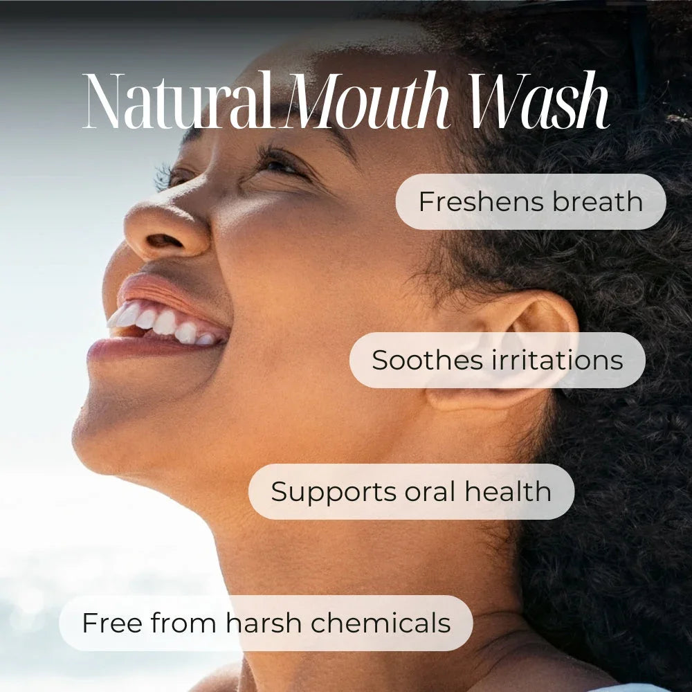 Natural Mouth Wash | Peppermint - Tea Tree - Clove