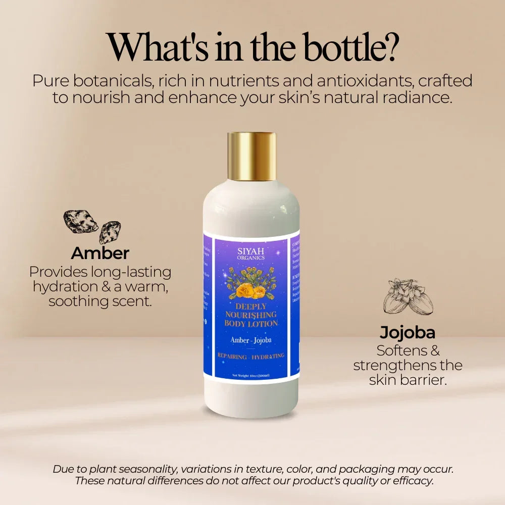 Deeply Nourishing Body Lotion | Amber - Jojoba