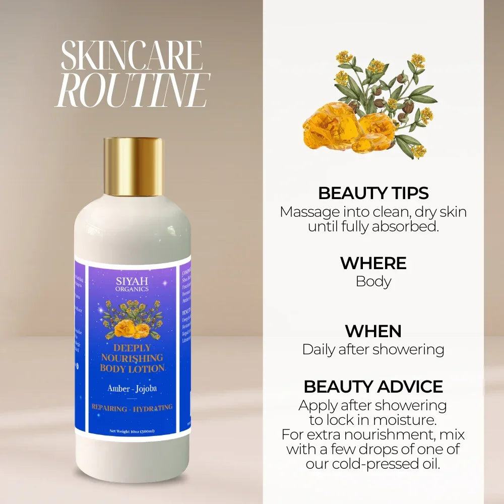 Deeply Nourishing Body Lotion | Amber - Jojoba
