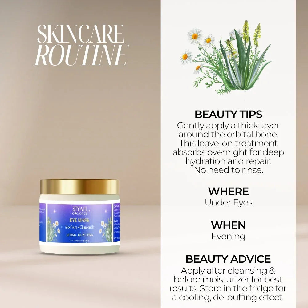 Eye Mask | Aloe Vera - Chamomile