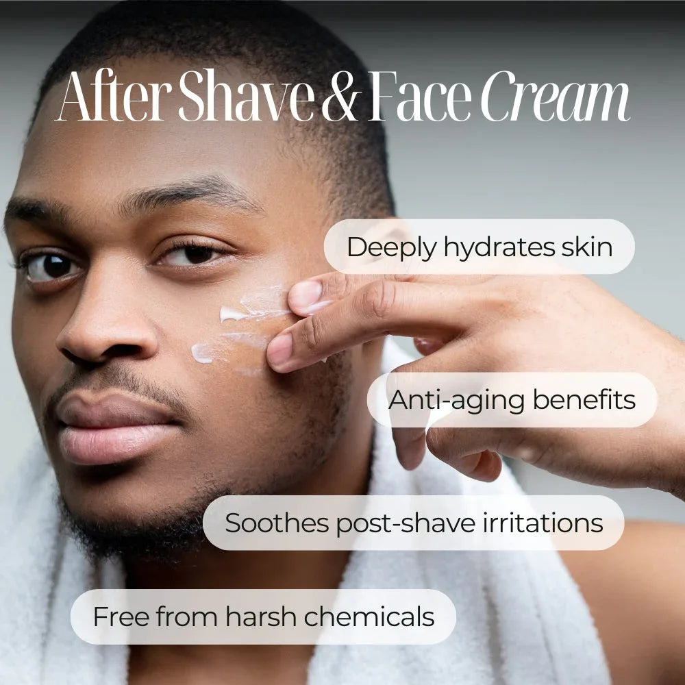 Men After Shave & Face Cream | Moringa - Sandalwood